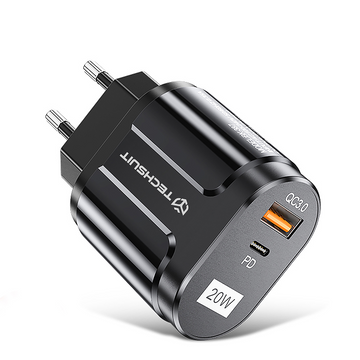 Adaptor priza Fast-Charge 20W - USB si Type-C