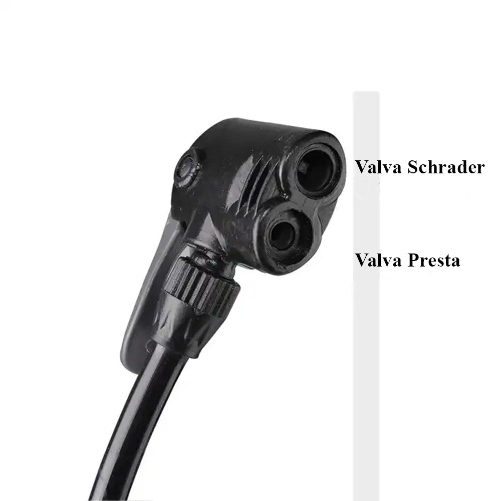 Pompa pentru Bicicletă Rockbros, 140PSI, AV/FV, Aluminiu, 57cm