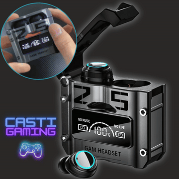 Casti Bluetooth Wireless cu Noise Cancelling pentru Gaming