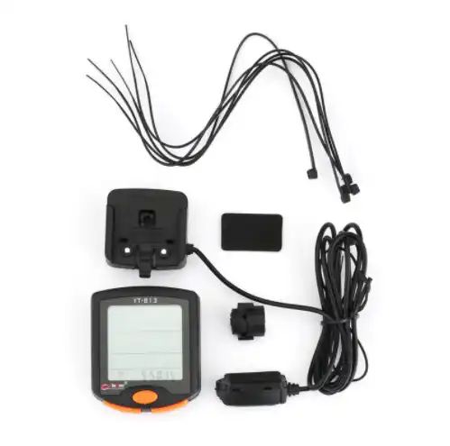 Computer pentru Biciclete, Velogo, Vitezometru, Impermeabil, Wireless, Portocaliu/Negru