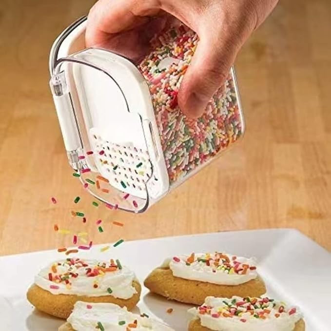 Set 4 recipiente de depozitare alimente etanșe BPA‑free – organizare sigură și practică în bucătărie