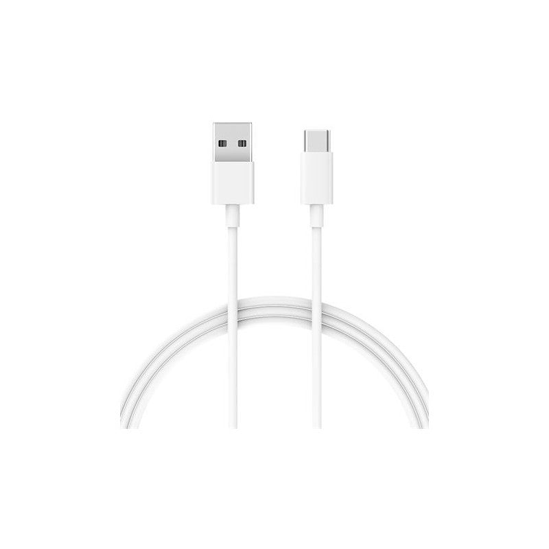 Cablu USB Type-C 2m alb pentru date și încărcare rapidă