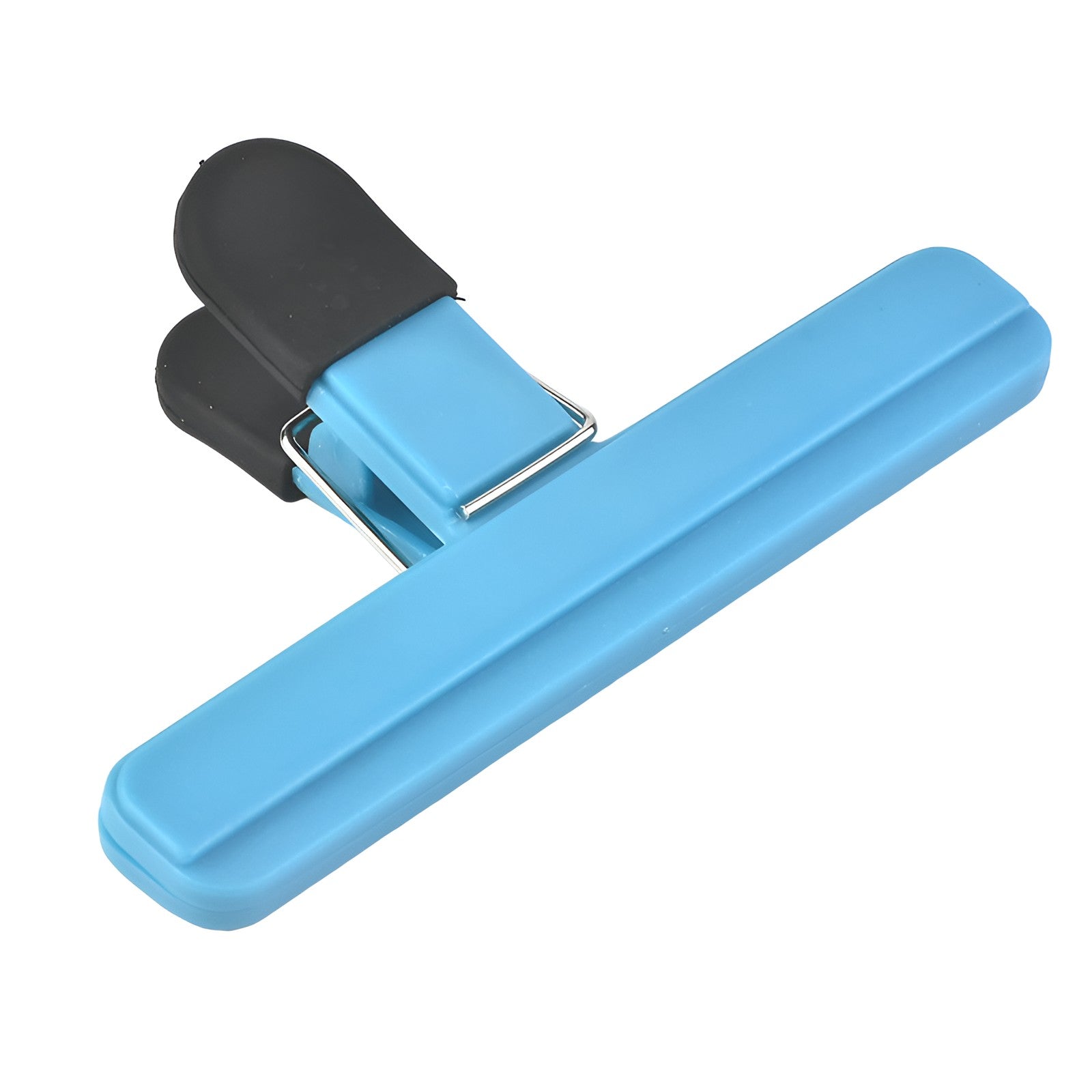 Clips multifuncțional pentru sigilarea pungilor – menține prospețimea alimentelor, albastru 15×7,5 cm