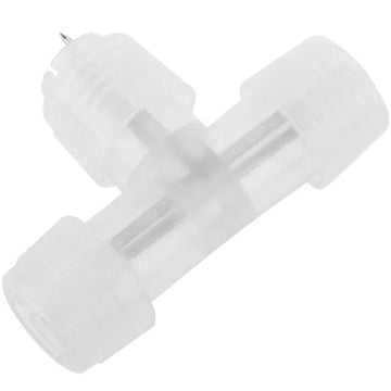 Conector în „T” cu 2 pini pentru furtun LED 10 mm – mansoane termocontractabile incluse
