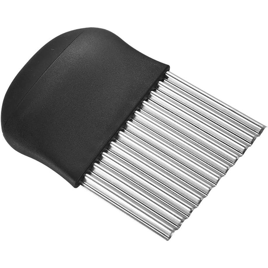 Cuțit pentru cartofi ondulați – tăiere ușoară și precisă legume în formă ondulată