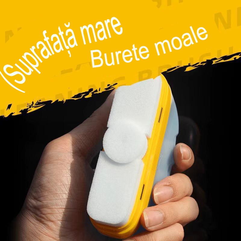 Degresant auto pentru geamuri și oglinzi, 120 ml – putere mare de curățare, alb-galben