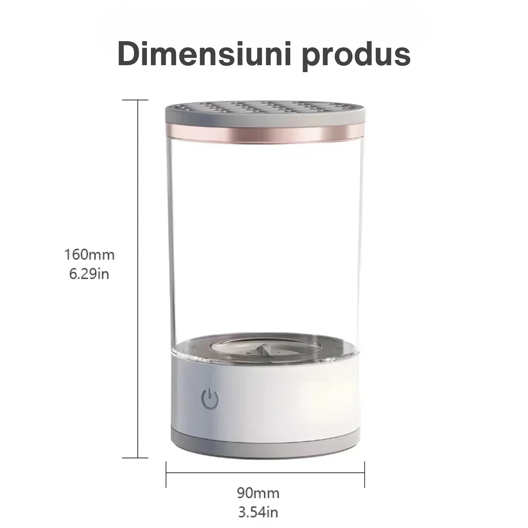 Dispozitiv curățare pensule machiaj 7000 RPM USB – vibratii sonice portabil