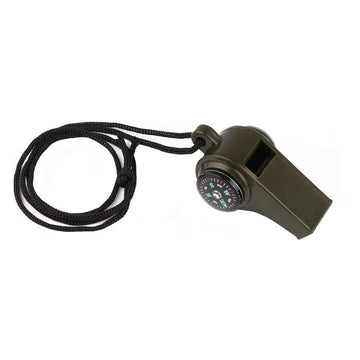 Fluier 3 în 1 cu Busolă și Termometru – Accesoriu Esențial pentru Drumeții și Aventuri Outdoor