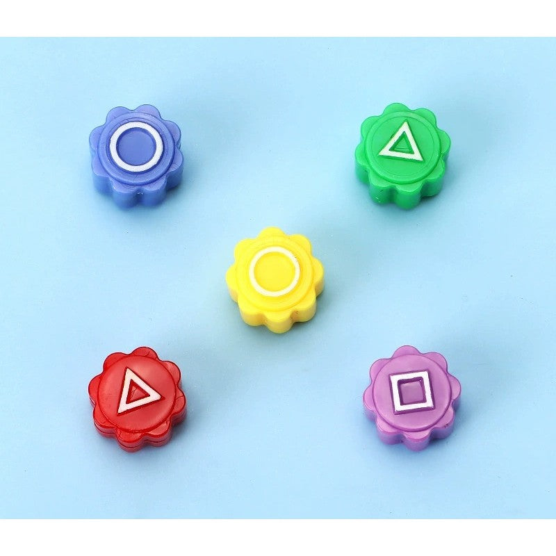 Gonggi joc coreean tradițional cu tablă pătrată – set dexteritate 5 piese 7,2 cm