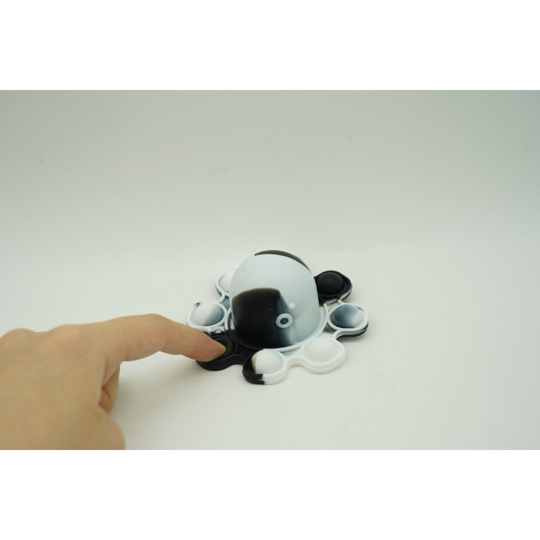 Jucărie Antistres Caracatiță Reversibilă din Silicon – Pop It Multicolor, Relaxare Tactilă