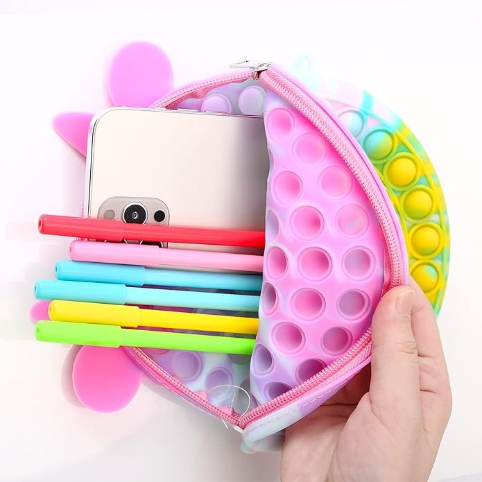 Jucărie antistres Pop It din silicon – accesoriu colorat pentru relaxare și distracție