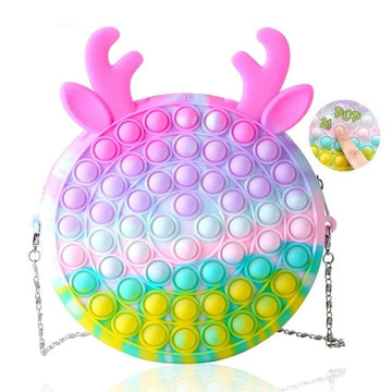 Jucărie antistres Pop It din silicon – accesoriu colorat pentru relaxare și distracție