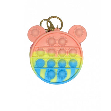 Jucărie Antistres Silicon Pop It Portofel 6 cm – Distracție și Relaxare Într-un Singur Gadget