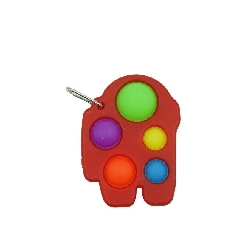 Jucărie antistres Simple Dimple roșu – relaxare și distracție tactilă pentru toate vârstele