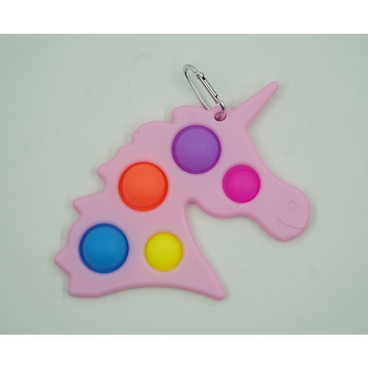 Jucărie antistres Simple Dimple Unicorn – fidget toy roz din silicon