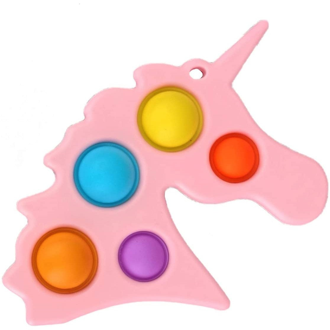 Jucărie antistres Simple Dimple Unicorn – fidget toy roz din silicon