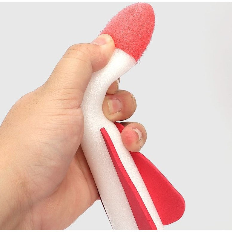 Jucărie lansator rachete cu piciorul – distracție activă și în aer liber pentru cei mici