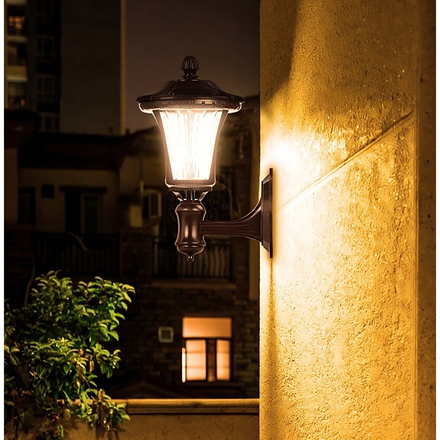 Lampă solară de perete cu prindere, lumină caldă – iluminat eco & elegant