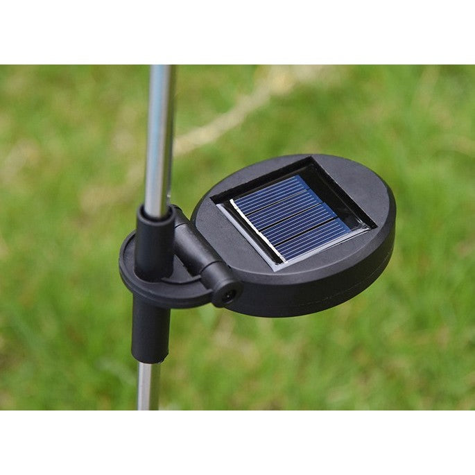 Lampă solară LED tip floarea-soarelui cu 3 flori – iluminare decorativă pentru grădină, 70 cm înălțime