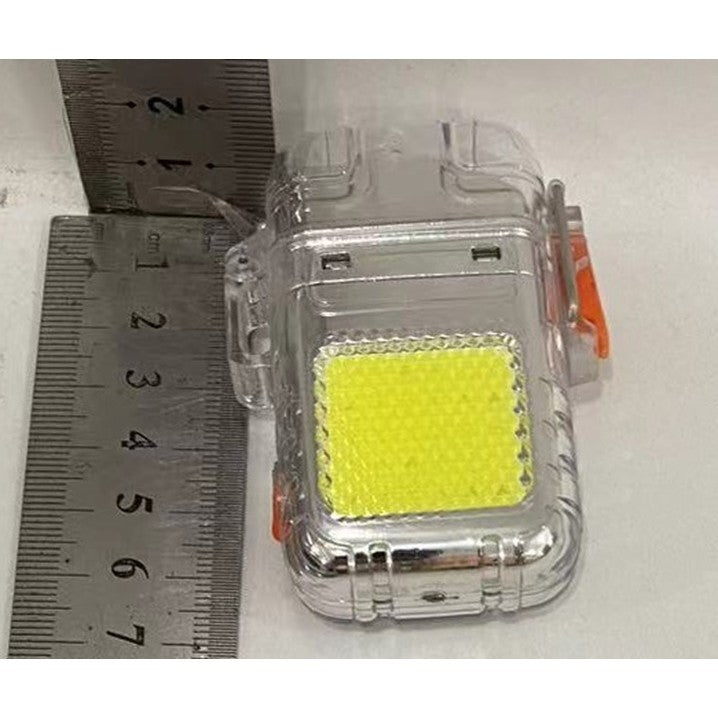 Lanternă breloc rezistentă la apă, 3 moduri LED, USB-C reîncărcabilă, 300 mAh