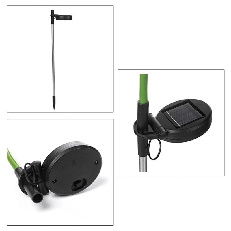 Lumină solară LED tip spic de grâu – decor elegant și eficient pentru grădina ta, înălțime 80 cm