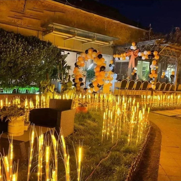 Lumină solară LED tip spic de grâu – decor elegant și eficient pentru grădina ta, înălțime 80 cm