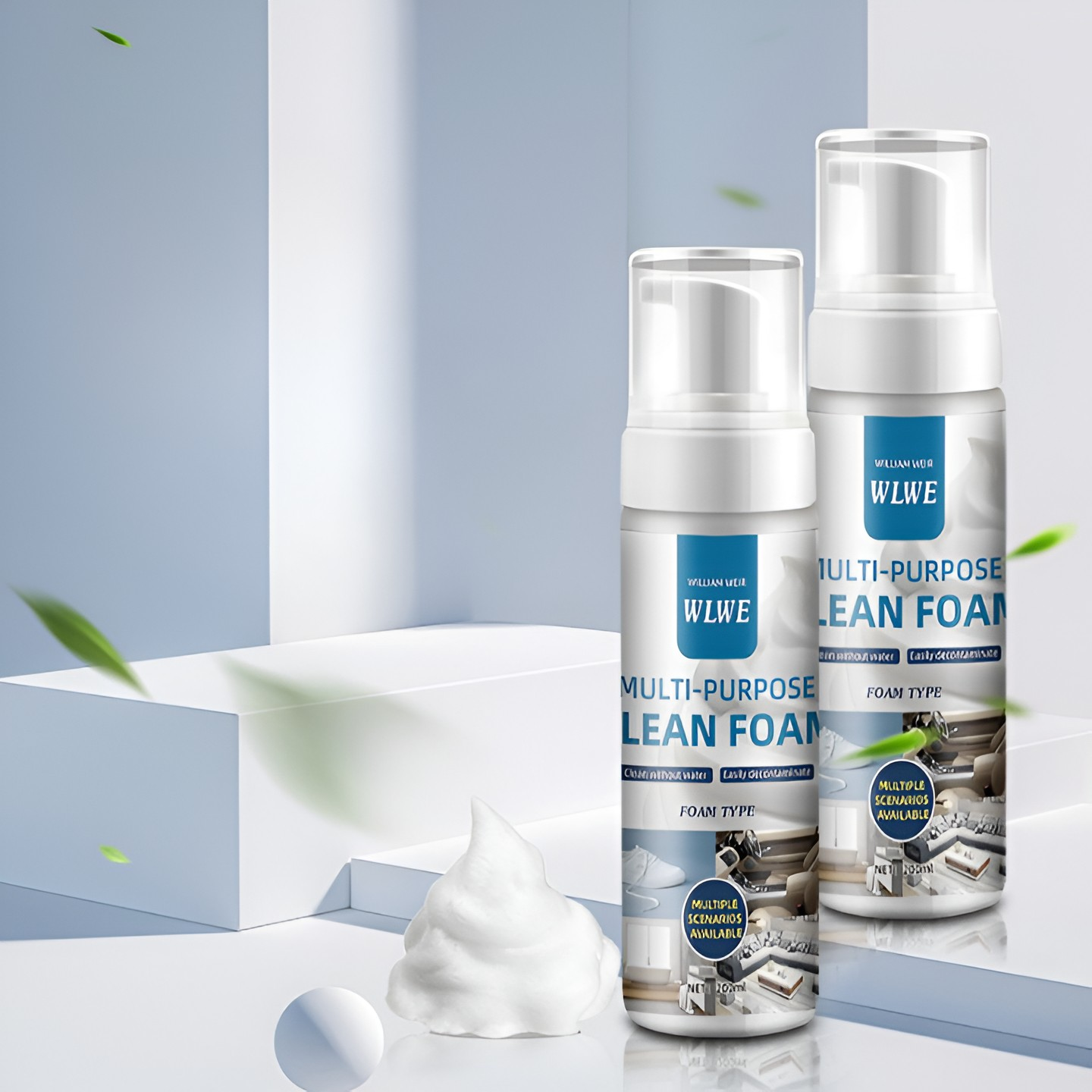 Detergent Spumă Multisuprafețe pentru Auto & Casă | Curățare, Degresare, Reîmprospătare, Protecție Anti-UV | 200 mL