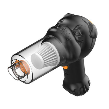 Aspirator auto portabil 4 în 1 fără fir – 120W, umed-uscat, funcție de suflare și umflare