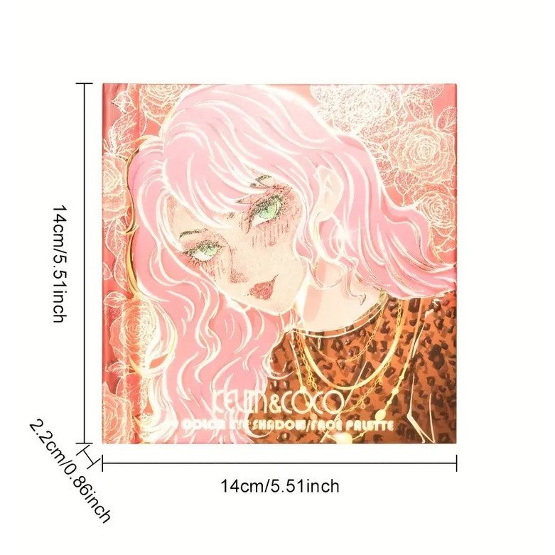 Paletă farduri 59 culori, pudră compactă, 3 straturi – machiaj profesional