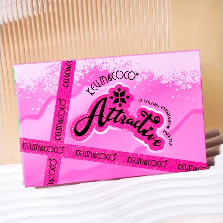 Paletă machiaj pleoape 15 nuanțe – farduri variate, compactă și versatilă