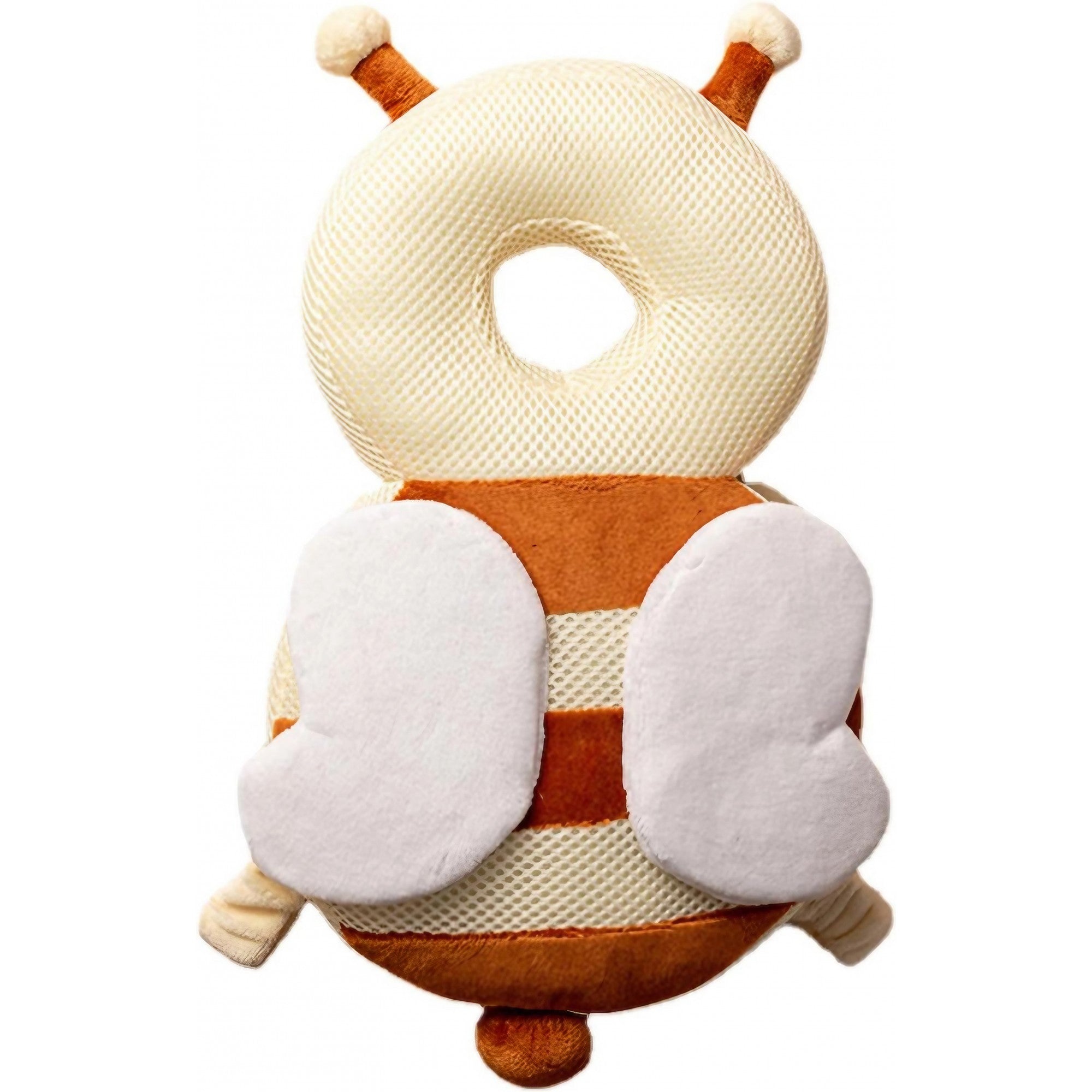 Perna rucsac pentru protecția capului bebeluși, tetieră tip albină, design plasa - MODEL 11