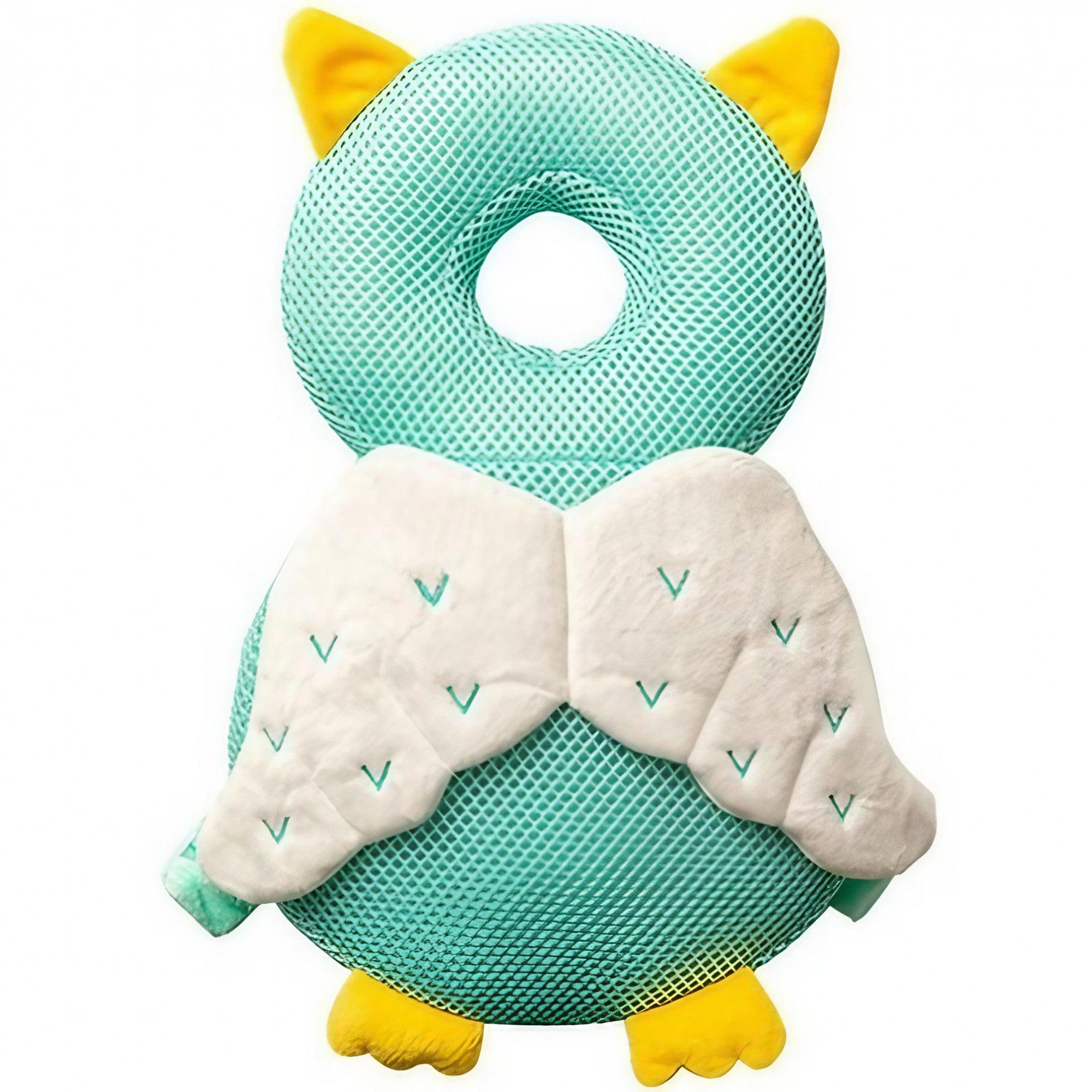 Perna rucsac pentru protecția capului bebeluși, tetieră tip albină, design plasa - MODEL 11