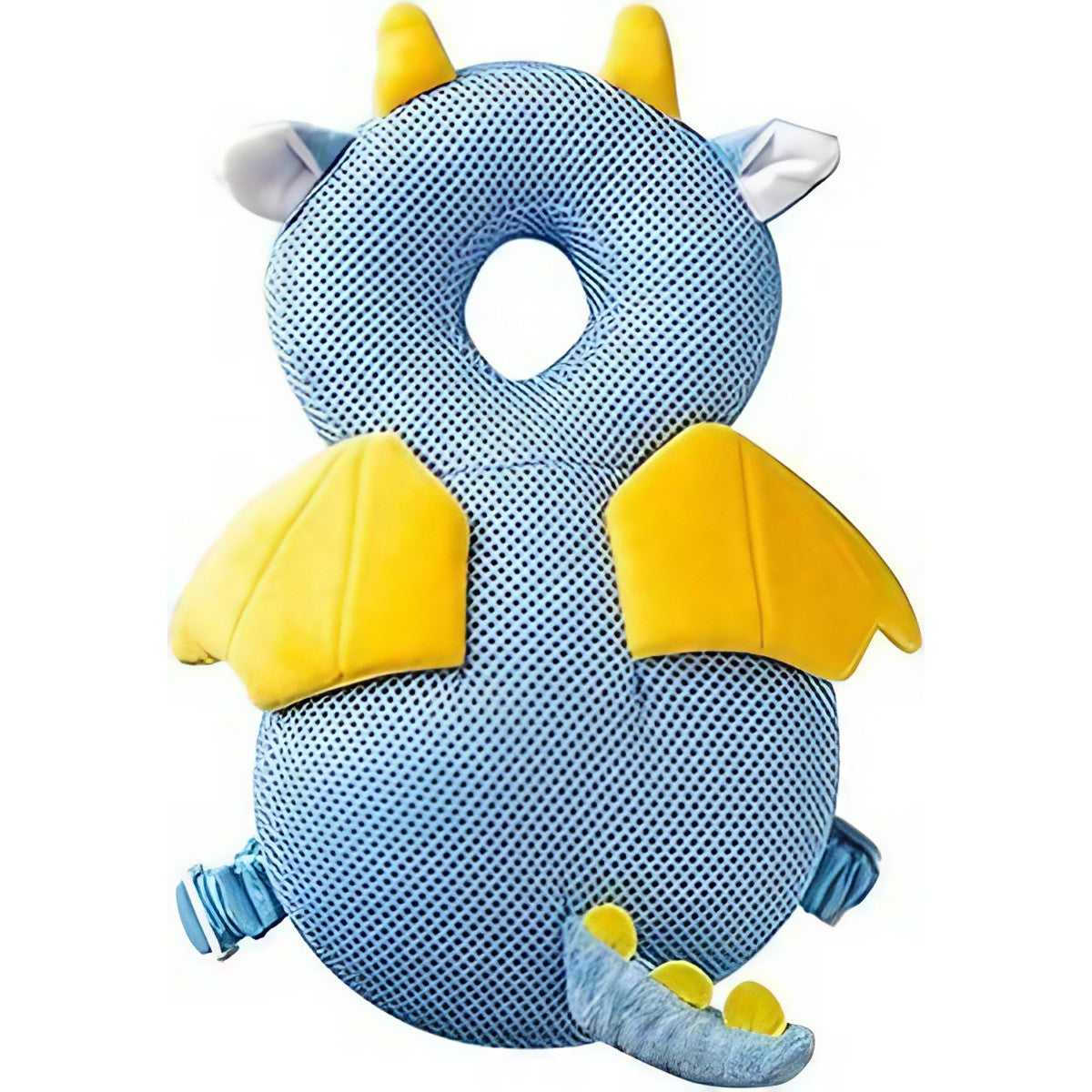 Perna rucsac pentru protecția capului bebeluși, tetieră tip albină, design plasa - MODEL 11