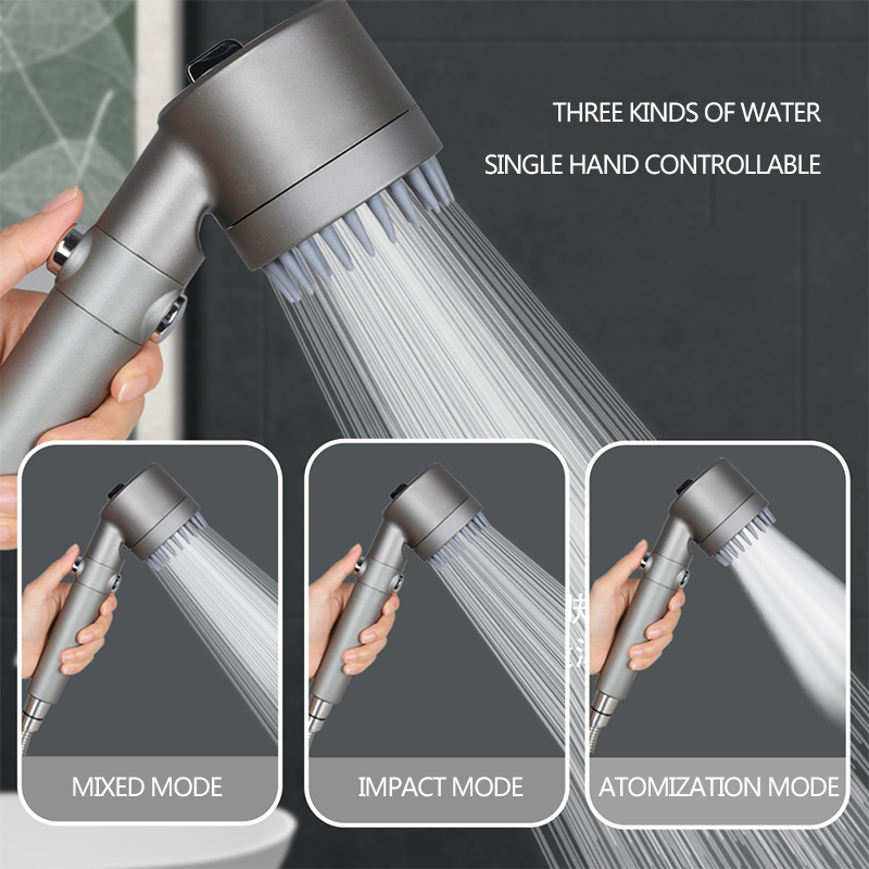 Cap de Dus 4 in 1 cu 3 Functii de Jet