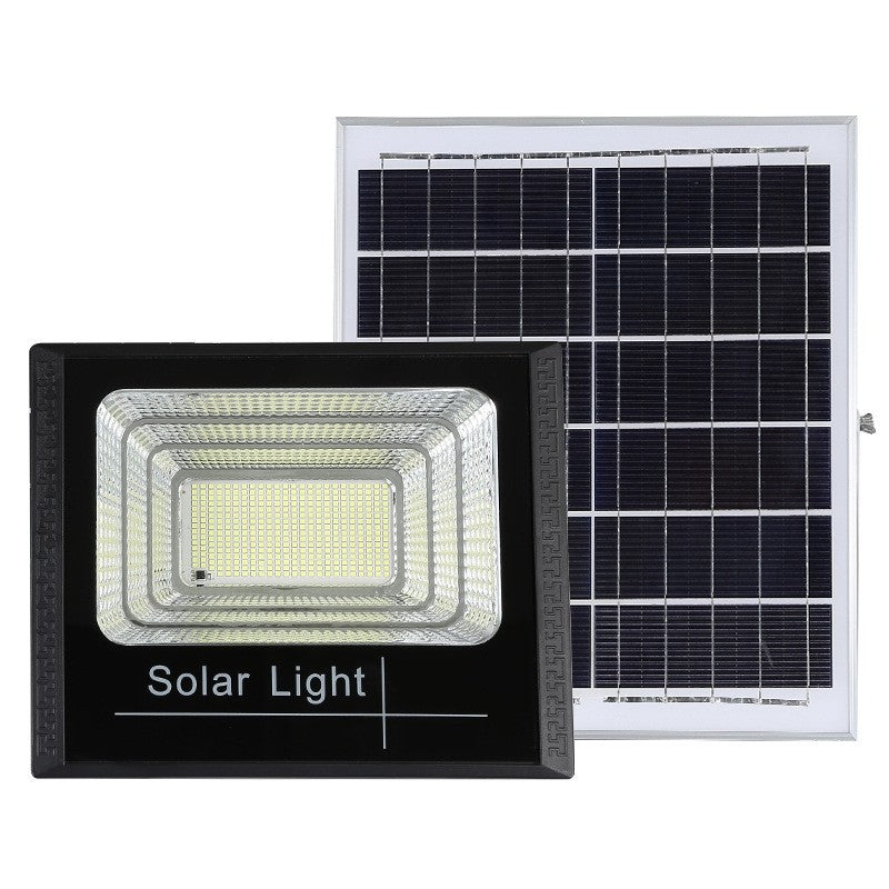 Proiector LED solar 30W cu telecomandă, 100 LED SMD, suport prindere, 1200lm