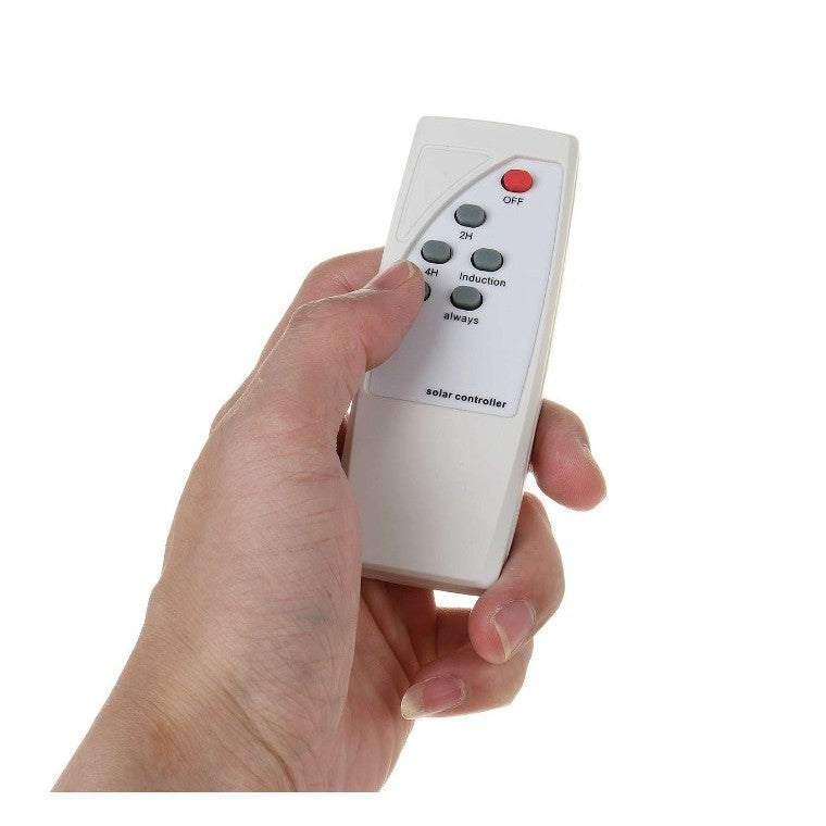 Proiector LED solar 30W cu telecomandă, 100 LED SMD, suport prindere, 1200lm