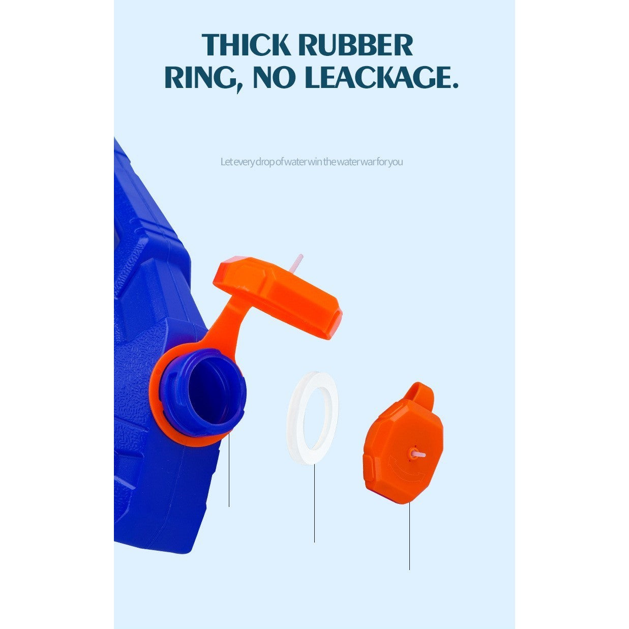 Pistol de apă copii cu rezervor 300 ml – ideal pentru piscină și plajă