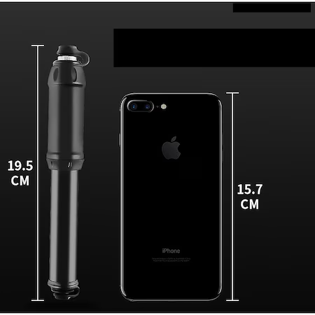 Мини помпа за високо налягане, 19,5 см, черна