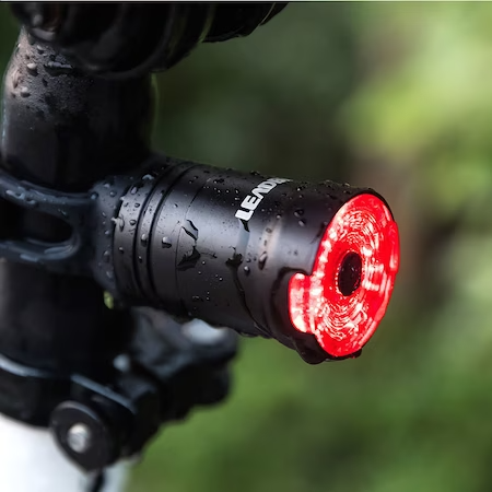 Интелигентна спирачна светлина за велосипед, USB зареждане, 6 режима на светене, водоустойчивост