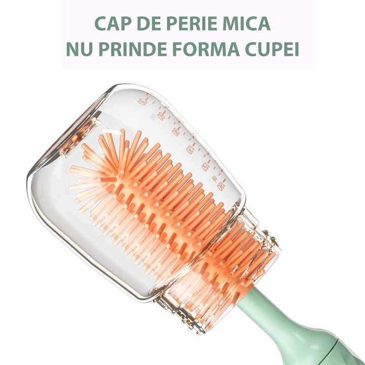 Perie Electrica pentru Curatat Biberoane si Pahare