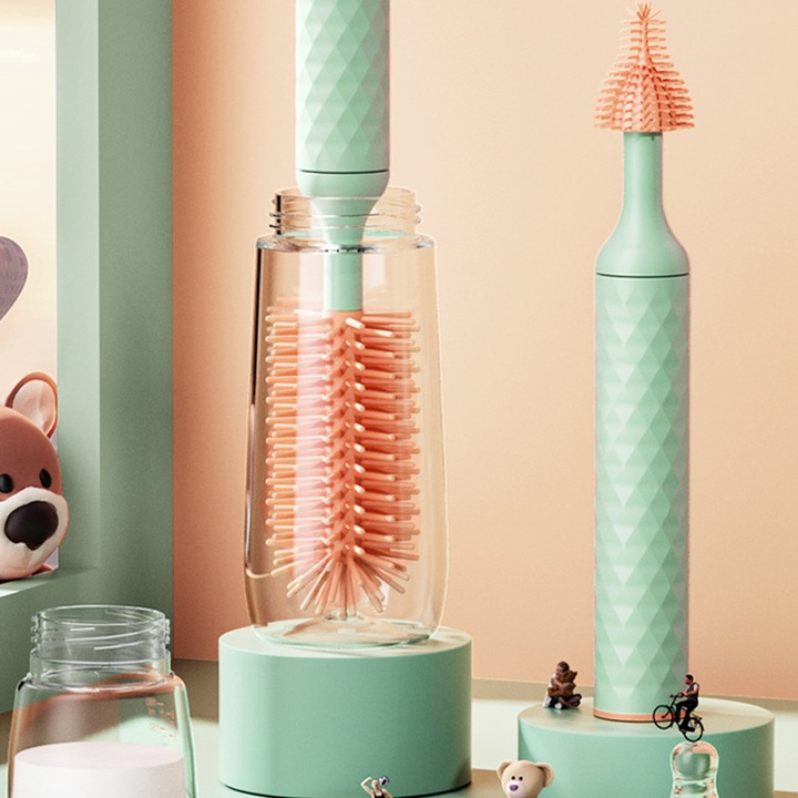 Perie Electrica pentru Curatat Biberoane si Pahare