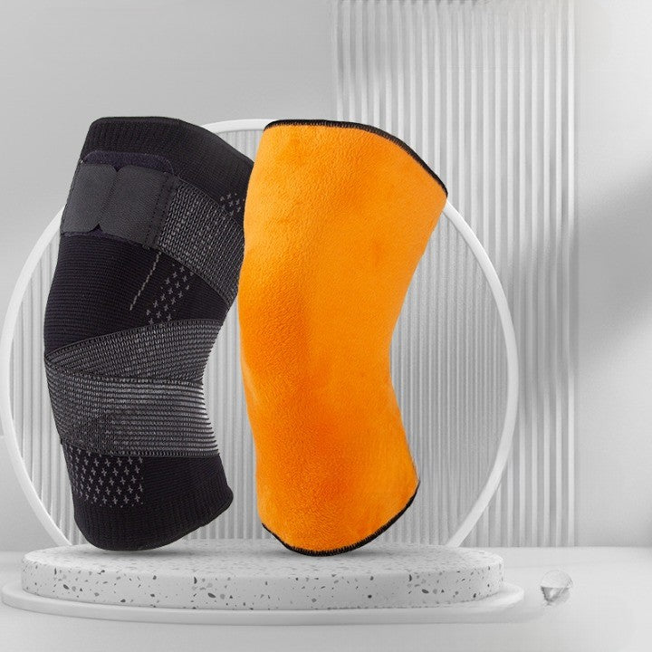 Orteză genunchi elastică ajustabilă S, compresie suport – negru