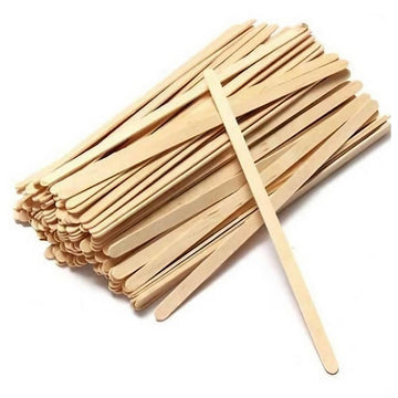 Set 1000 palete lemn pentru cafea, ambalate individual, eco-friendly 14 cm