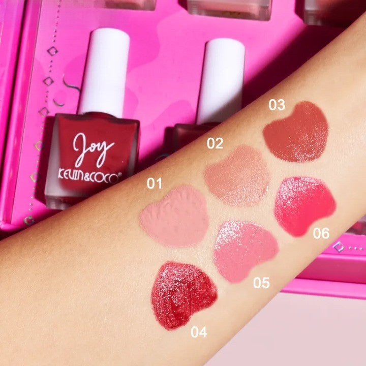 Set 6 blush‐uri lichide nuanțe delicate – iluminare și prospețime ten