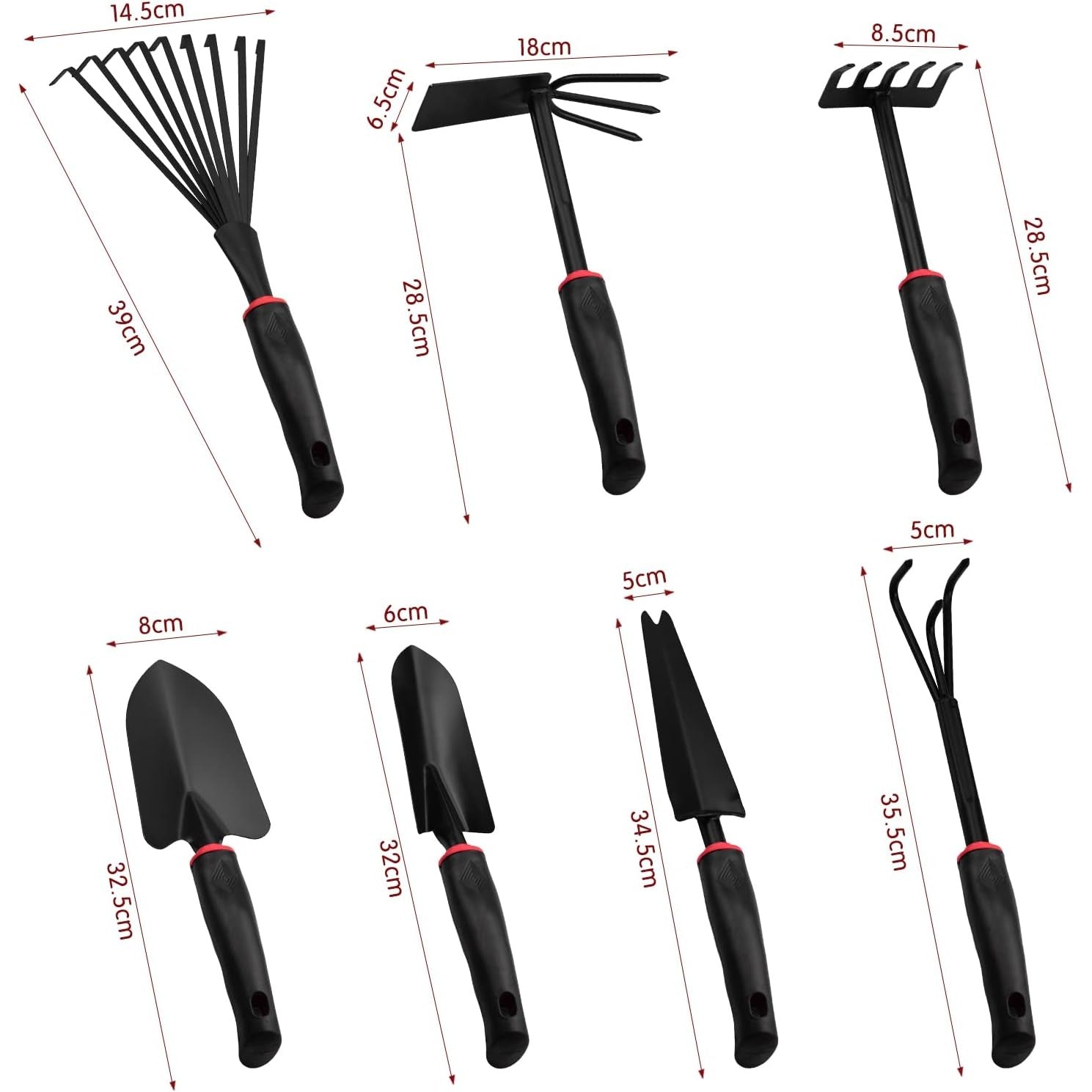 Set 9 unelte de grădină pentru plantare și întreținere – accesorii esențiale pentru grădinari