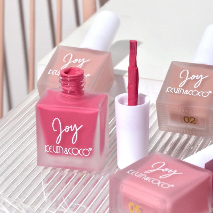 Set 6 blush‐uri lichide nuanțe delicate – iluminare și prospețime ten