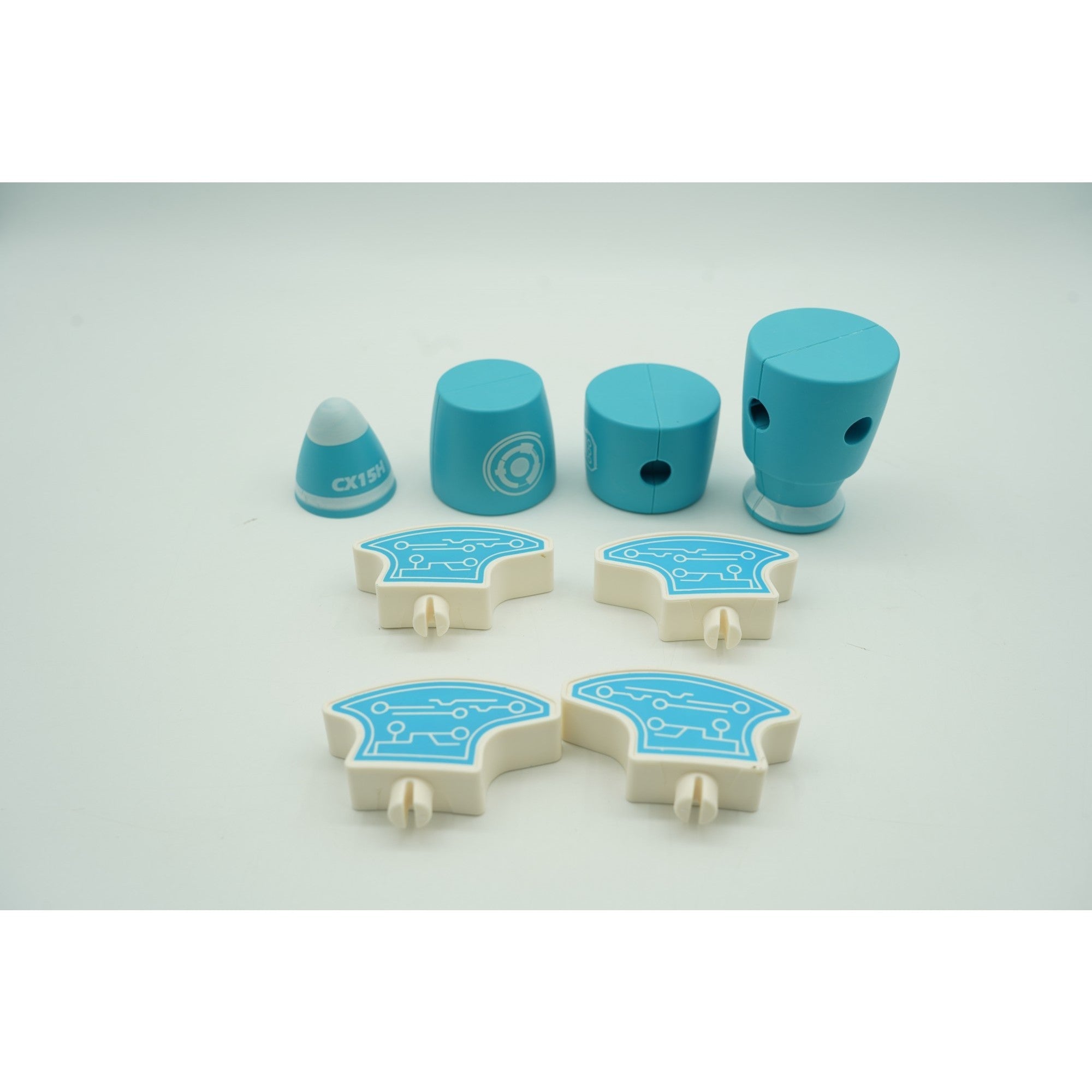 Set 8 blocuri magnetice pentru copii, rachetă + cutie depozitare – STEM creativ