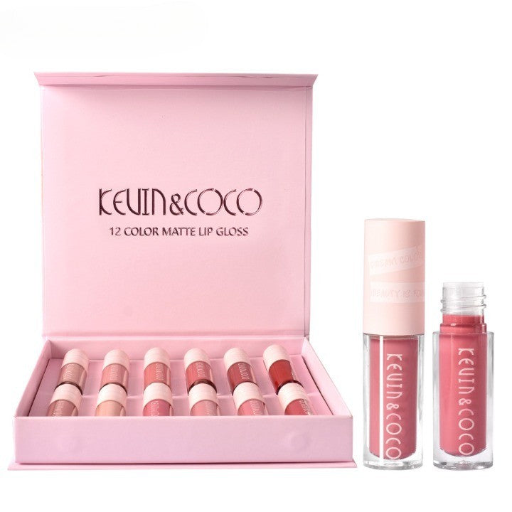 Set 12 rujuri mate rezistente la transfer, 1.85 ml – culori vibrante și durabile