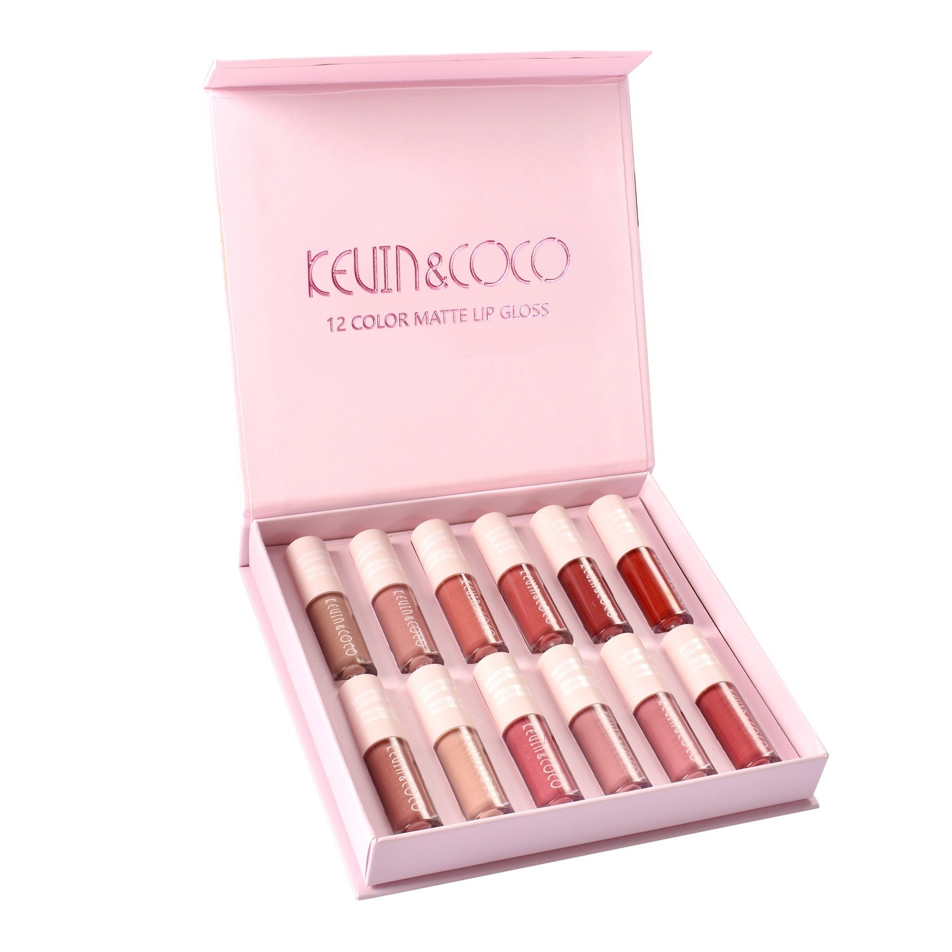 Set 12 rujuri mate rezistente la transfer, 1.85 ml – culori vibrante și durabile