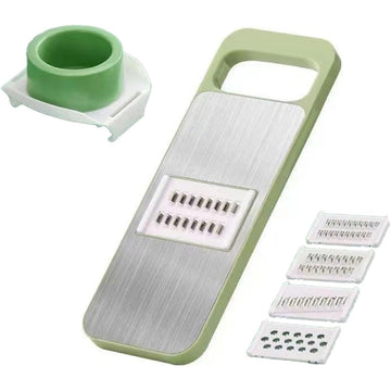 Set multifuncțional 7 piese pentru tăiat și mărunțit legume – oțel inoxidabil, uz casnic